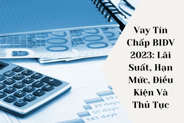 Vay Tín Chấp BIDV 2023: Lãi Suất, Hạn Mức, Điều Kiện Và Thủ Tục