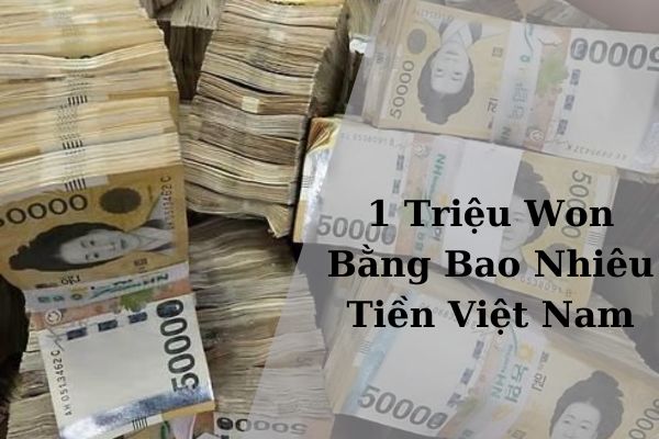 Quy Đổi 1 Triệu Won Bằng Bao Nhiêu Tiền Việt Nam Hôm Nay 21/11/2024