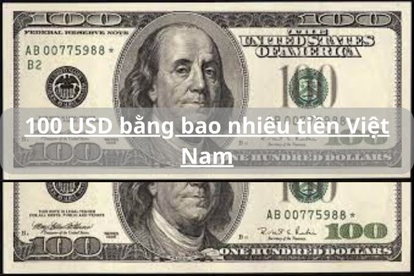 100 USD Bằng Bao Nhiêu Tiền Việt Nam? Cập Nhật Thông Tin Tỷ Giá Mới Nhất Hôm Nay