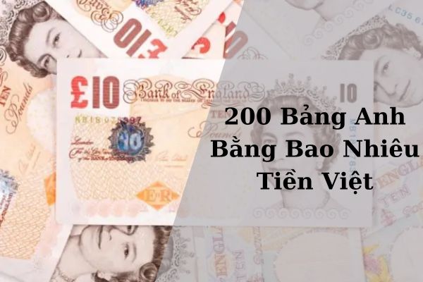 Quy Đổi 200 Bảng Anh Bằng Bao Nhiêu Tiền Việt Nam Hôm Nay 21/11/2024