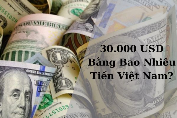 Tỷ Giá Quy Đổi 30.000 USD Bằng Bao Nhiêu Tiền Việt Nam Hôm Nay 21/11/2024