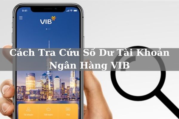 Cách Tra Cứu Số Dư Tài Khoản Ngân Hàng VIB Đơn Giản Tại Nhà