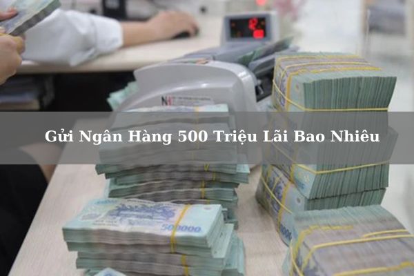 Gửi Ngân Hàng 500 Triệu Lãi Bao Nhiêu? Nên Gửi Ngân Hàng Nào?