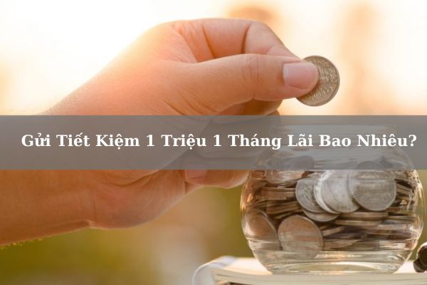 Gửi Tiết Kiệm 1 Triệu 1 Tháng Lãi Bao Nhiêu? Nên Gửi Ngân Hàng Nào?