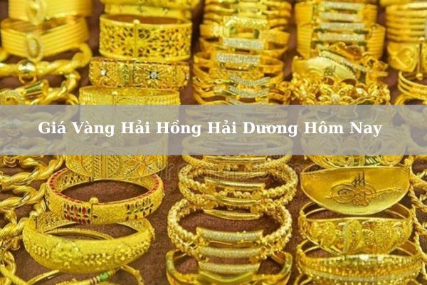 Giá Vàng Hải Hồng Hải Dương Hôm Nay 23/11/2024 Bao Nhiêu 1 Chỉ? 1 Lượng?