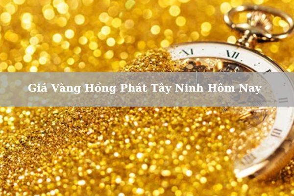 [Cập Nhật Mới Nhất] Giá Vàng Hồng Phát Tây Ninh Hôm Nay 23/11/2024 