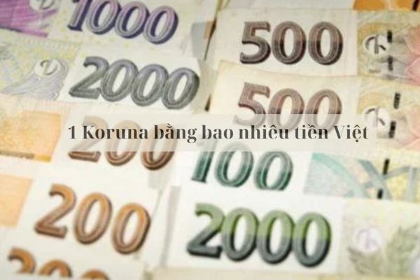 Cập Nhật Tỷ Giá 1 Koruna Bằng Bao Nhiêu Tiền Việt Nam?