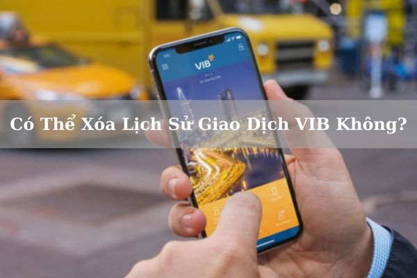 Có Thể Xóa Lịch Sử Giao Dịch VIB Không? Xóa Bằng Cách Nào?